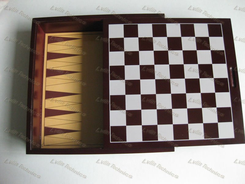 工場直売!! 1組の木のチェス盤のゲームのチェスのテーブルセットに付き10組問屋・仕入れ・卸・卸売り