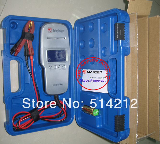 Digital battery tester and analyzer with printer mst-8000 7