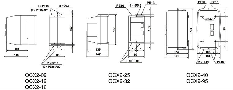 QCX2シリーズ磁気始動機問屋・仕入れ・卸・卸売り