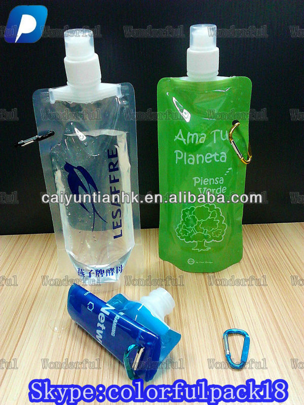 custom printed spout pouch for fruit juice packing manufacturer