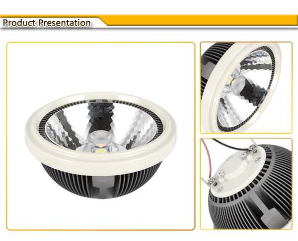 工場出荷時の価格14w220v10度ar111ハイパワーcobled調光可能な、 ar111g53主導問屋・仕入れ・卸・卸売り