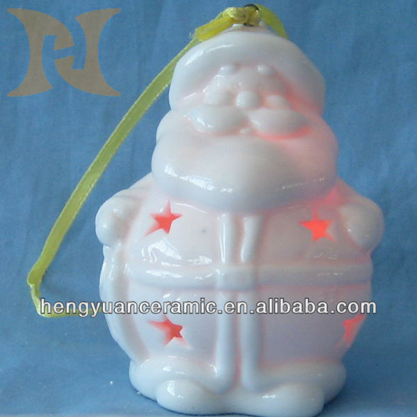 磁器サンタクロースledランプ、 クリスマス吊りを飾る問屋・仕入れ・卸・卸売り