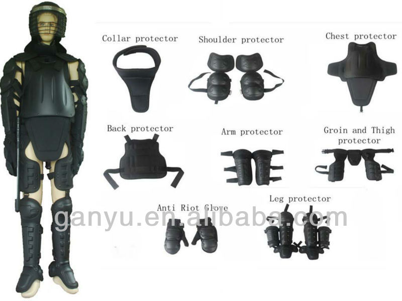 反暴動のスーツ・盾/抗機動隊の装備スーツ/ライオットシールド警察と軍隊のための問屋・仕入れ・卸・卸売り