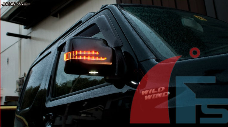 スズキ ジムニー JB23 ベンツ風 LED付き バックミラー メッキ問屋・仕入れ・卸・卸売り