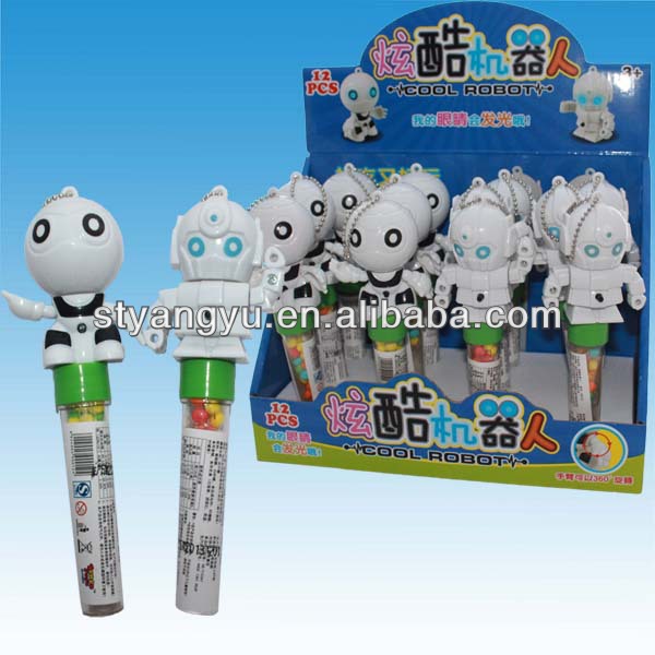 2014 NEW Funny Cool Robot Toy with Candy/Cartoon Toys Candy/Chirlden Toys Candy