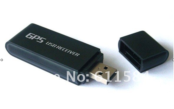 USB GPS Receiver for Computers with USB Adapter