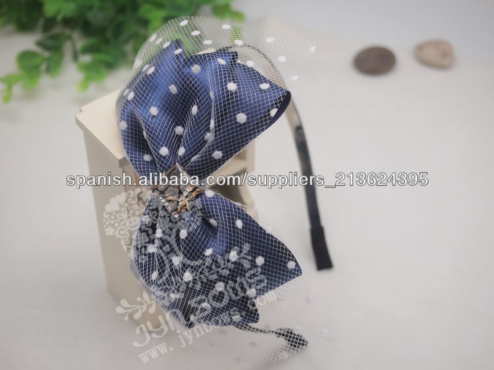 11CM*8CM Child Sweet Mesh Kid Hairbands Baby Hairbow Girl Women Bow Boutique Bands Polyester Gift問屋・仕入れ・卸・卸売り