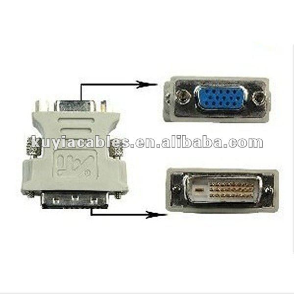 High Quality DVI-D to VGA Adapter Converter Male To Female (24+1