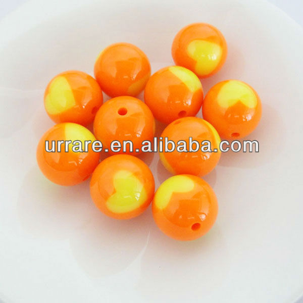 shiny 24mm uv electroplate beads chunky beads for chirstams