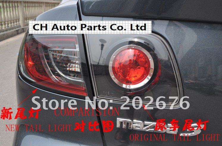 MAZDA3 SEDAN LED TAIL LIGHT/REAR LAMP ASSEMBLY, WITH SOOTING