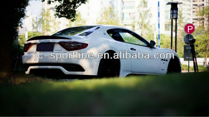 車のトランク2011年から2012年ブーツウィングスポイラーカーボンリアスポイラーリップ1フォームのマセラティ用トランクスポイラー問屋・仕入れ・卸・卸売り