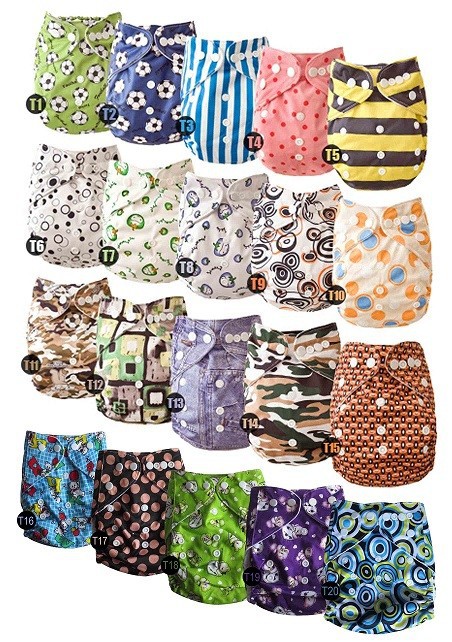 Polyester normal Printed Cloth Diaper200k