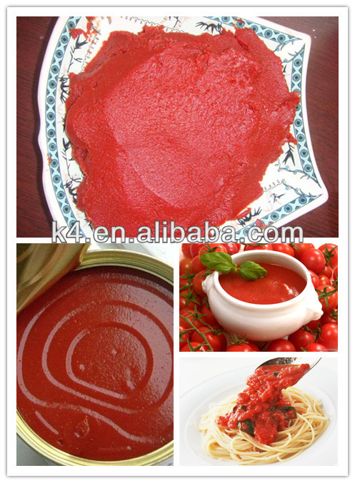 Tomato paste in can