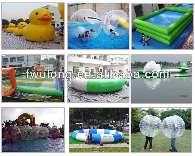 Transparent PVC/TPU inflatable sized soccer human bubble ball