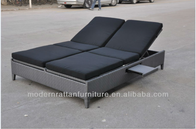 Folding double beach sunbed double sun lounger fco 2535 fco 2535