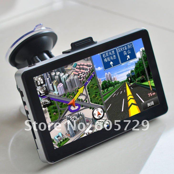 av in gps navigator with 7 inch 4GB 128DDR HD ARM11, 500MHZ