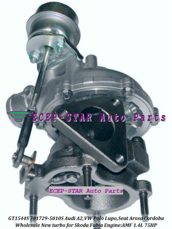 GT1544S 701729-5010S Audi A2,VW Polo Lupo,Seat Arosa Cordoba,Skoda Fabia 1.4L AMF 1.4L 75HP turbocharger (4)