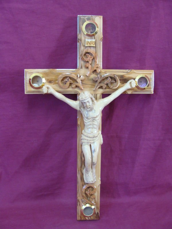 イースター装飾的な宗教的な彫刻木製の十字架問屋・仕入れ・卸・卸売り