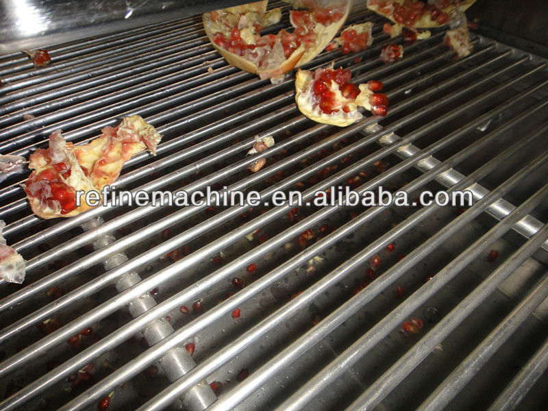 Pomegranate arils processing machine