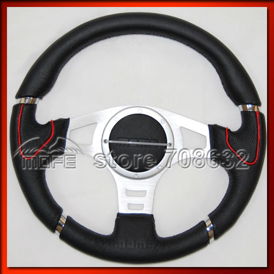 Genuine Leather 340mm MOMO Millenium Steering Wheel MOMO-NO7