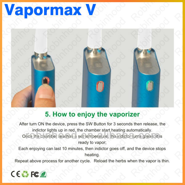 2014 Newest Products 2600mAh Exceptional Vaporization Experience Flowermate Vapormax V for Dry Herb vapormax v2