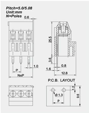 ネジ式端子pcbストレートアングルコネクタ用端子台中国から電子機器仕入れ・メーカー・工場