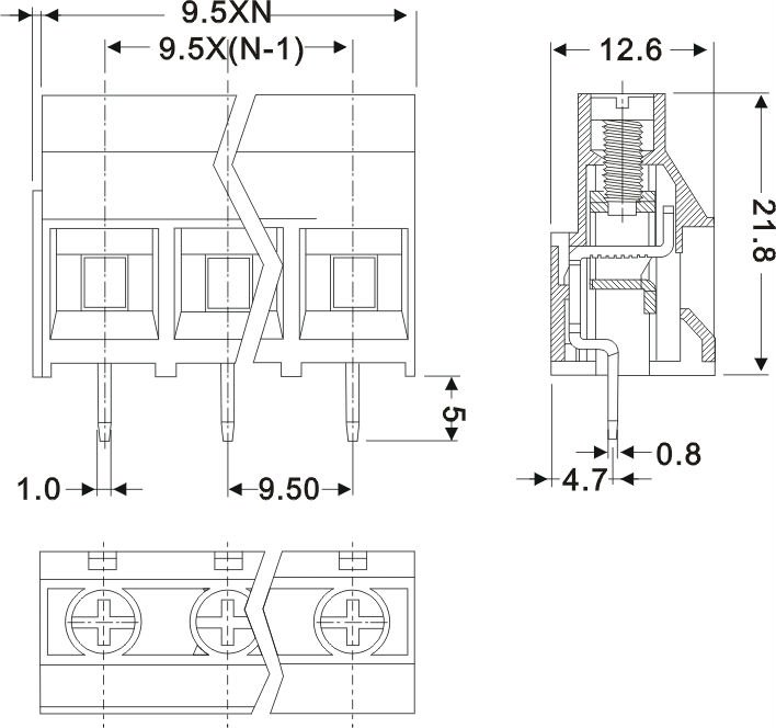 端子台gs008s-9.5仕入れ・メーカー・工場