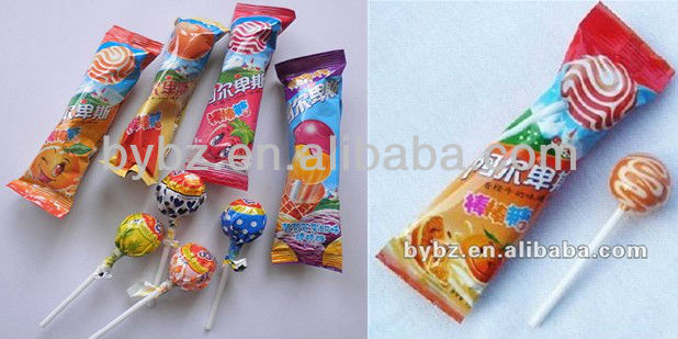 Shanghai Manufacture with Good Quality Automatic Pillow type Packaging Machine for Lollipop/ 0086-13916983251