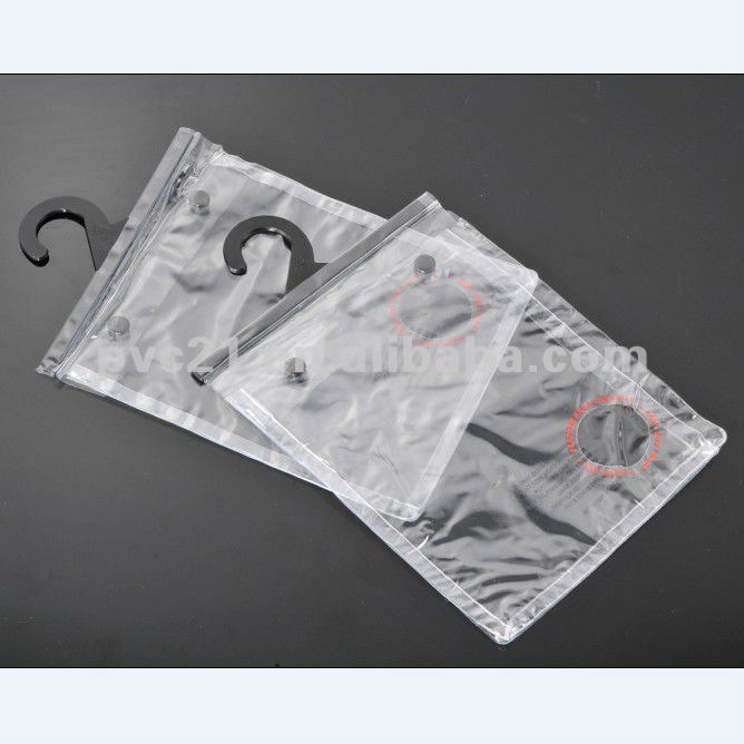 ロゴはPothook袋を包むポリ塩化ビニールのプラスチック衣類を印刷した問屋・仕入れ・卸・卸売り