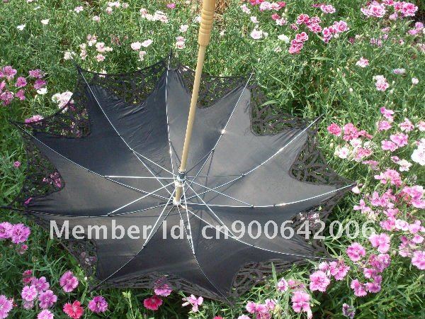 included lace parasol as shown This parasol sun umbrella is brand new