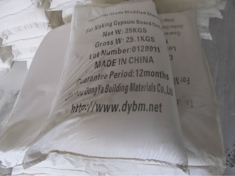 Modified starch for making gypsum board CHINA JINZHOU