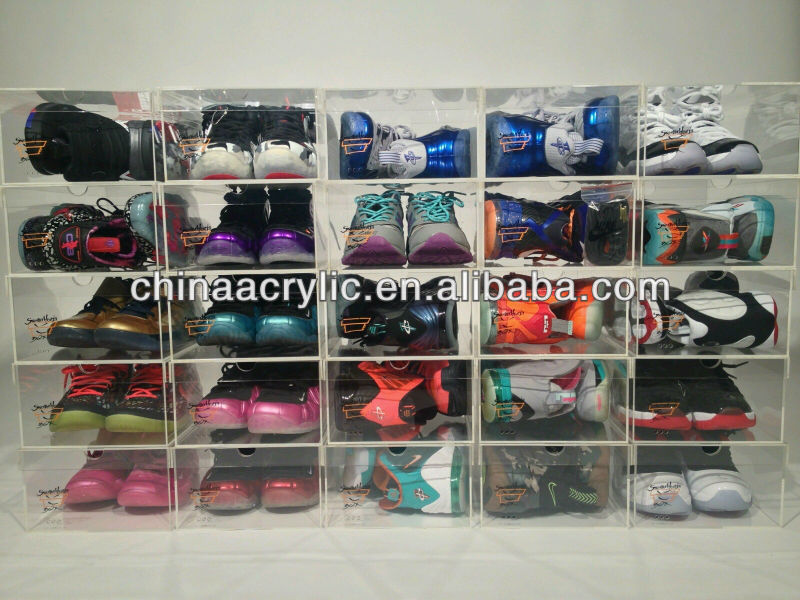 Factory Price Custom Crystal Clear Sneaker Shoe Box - Buy Sneaker ...
