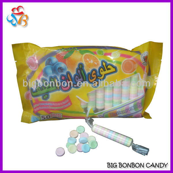 Twist Wapper Fruit Pressed Dextrose Hard Candy