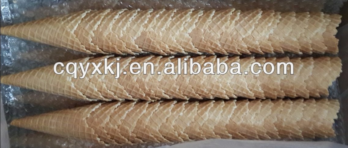 Automatic ice cream sugar rolled cone baking machine