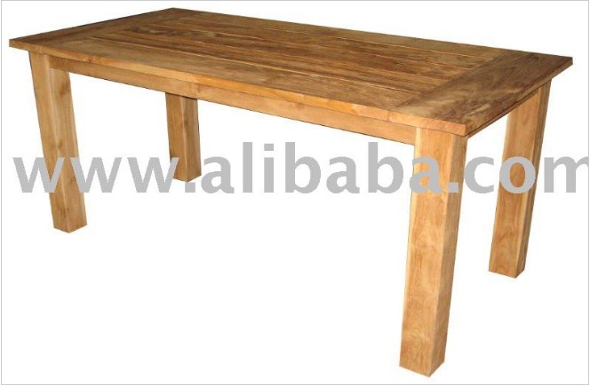 高品質のLuxioの旧式な固体チークの木のダイニングテーブル仕入れ・メーカー・工場