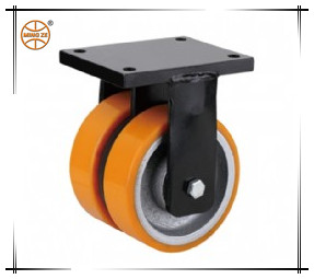 heavy duty twin wheel caster and wheel