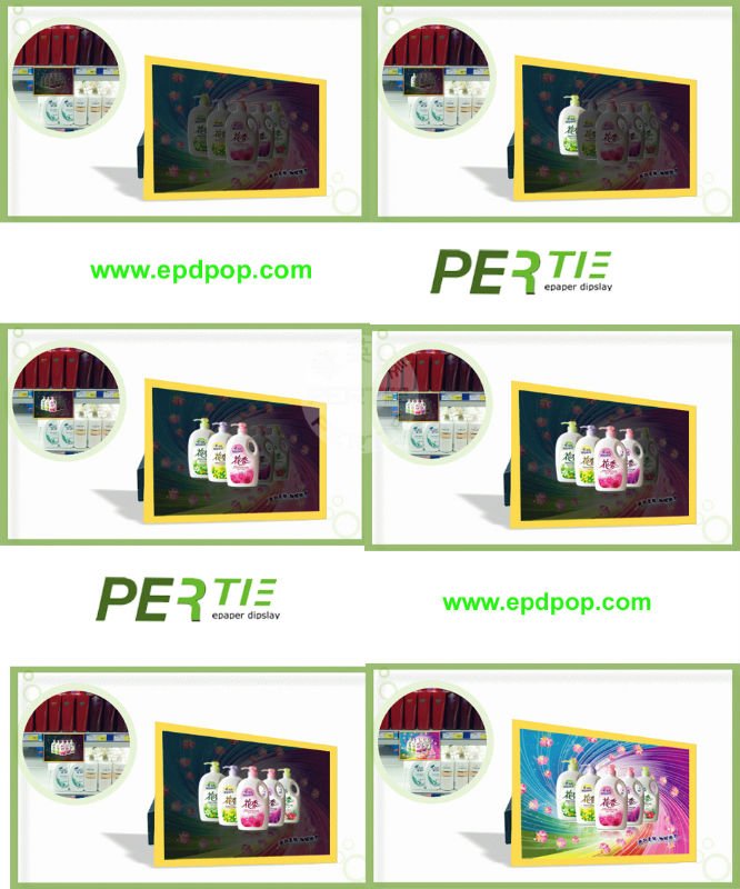 chocolate bar display e-paper display for exclusive counter, e-paper advertisement