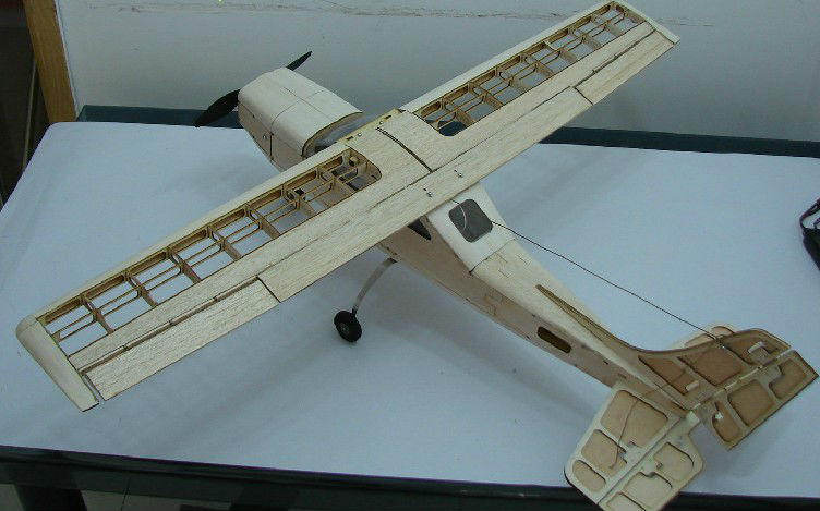 wooden rc plane