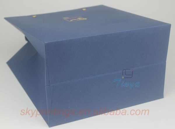 Luxury design FSC fancy paper tea bag with logo hot stampiang