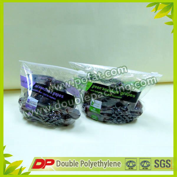 Fresh FDA Grape ziplock Package Bags