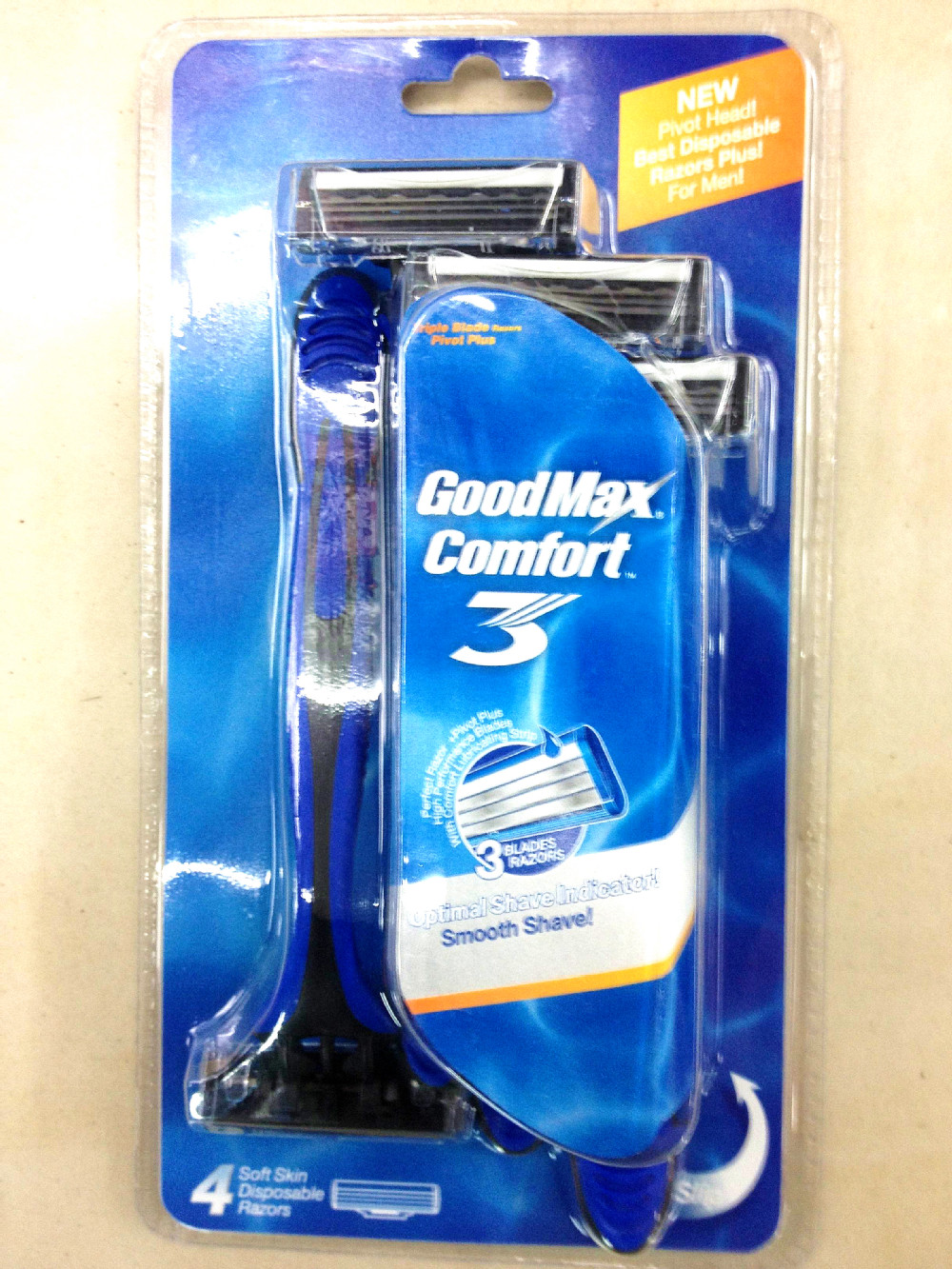 Купить goodmax бритвы тройной лезвия Швеции лезвия бритвы бритвы 4 шт ...