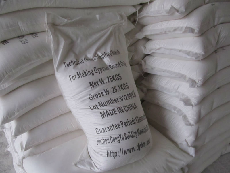 Modified starch for making gypsum board CHINA JINZHOU