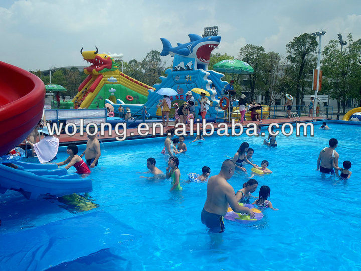 2013 hot selling inflatable water park with CE/UL/SGS certification