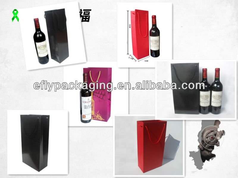 Wine Bottle Paper Bag Pattern,Red Wine Paper Bag