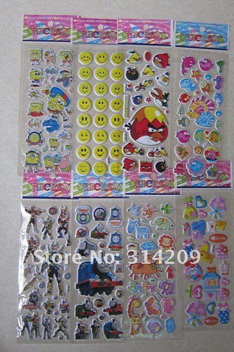 New Arriving! Wholeshale Lot of 100 Sheets Set-C-Mixed Kids Cute Stickers/ Children Puffy Decoration Stickers/Kids DIY Toy New Arriving! Wholeshale Lot of 100 Sheets Set-C-Mixed Kids Cute Stickers/ Children Puffy Decoration Stickers/Kids DIY Toy