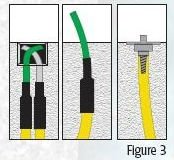 Plastic injection hose For sealing construction joints