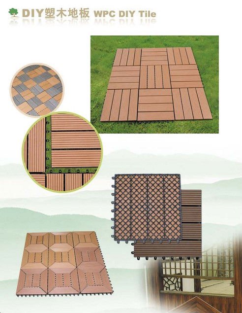 木質複合デッキのタイル/のバルコニータイル/屋外デッキのタイル問屋・仕入れ・卸・卸売り