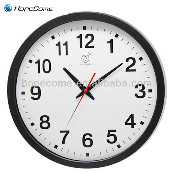 より大きな壁時計14インチ時計付きワイヤレスドアベル壁時計壁 問屋・仕入れ・卸・卸売り
