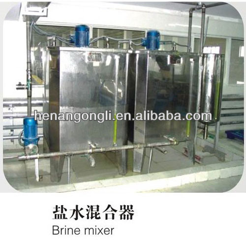 Full automatic fried instant noodle processing machine