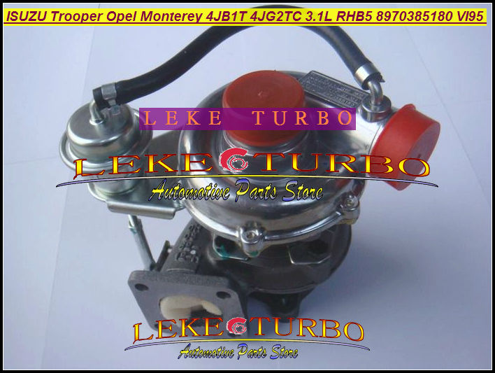 RHB5 8970385180 8970385181 VI95 turbo turbine turbocharger for Isuzu Trooper Opel Monterey 4JB1T 4JG2TC 3.1L 113HP (1)